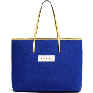 Marni Crossbody bags - Janus Reversible Tote Bag in blauw