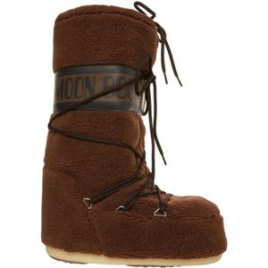 Moonboot Boots - Icon Fleece Boots in zwart