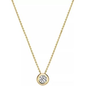 Blush Kettingen - Necklace 3052YZI - Gold (14k) with Zirconia in gold