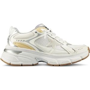 Golden Goose Low-Top Sneakers - Dames Lightstar Sneaker Wit in wit