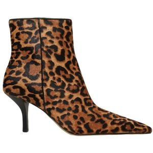 Michael Kors Boots - Selina' Pony Hair Ankle Boots in bruin
