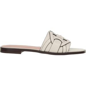 Coccinelle Slippers & Mules - Coccinelle Monog Slice Cow in crème