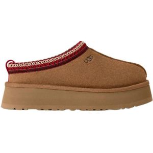 UGG Slippers & Mules - Platform Slip-On Shoes With Decorative Braided Tri in bruin