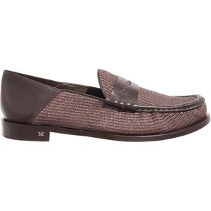 Max Mara Loafers - Strawloafer in bruin