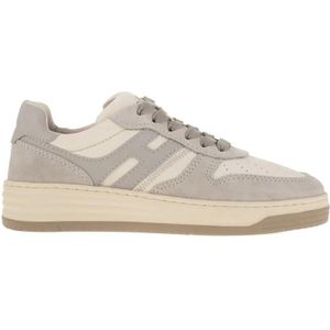 Hogan Low-Top Sneakers - H630 - Leather Sneakers in beige