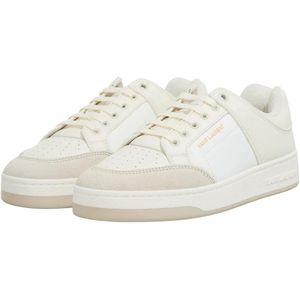 Saint Laurent Sneakers - Saint Laurent Low Top Sneaker in wit