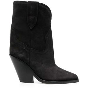 Isabel Marant Boots - Pointed-Toe Suede Boots in zwart