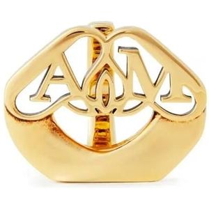 Alexander McQueen Ringen - Seal Logo Ring in multi