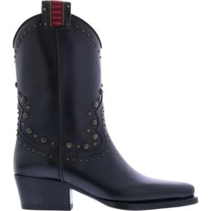 Dsquared2 Boots & laarzen - Dames Flat Boot West Studs in zwart