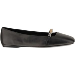 - Pointed Toe Flat Shoes in zwart