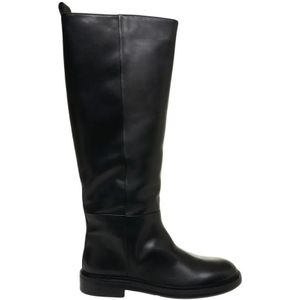BILLI BI Boots - Sleek Black Leather Ankle Boots in zwart