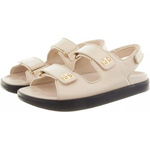 Givenchy Sandalen - 4G Strap Flat Sandals in beige