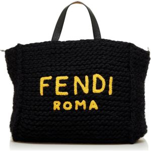 Fendi Totes & shoppers - Wool Satchel in zwart