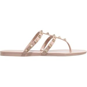 Valentino Garavani Sandalen - Rockstud Thong Summer in poeder roze