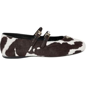 - Pointed Toe Flat Shoes in bruin