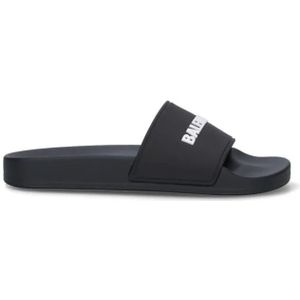Balenciaga Sandalen - "Pool Side" Slide Sandals – Black in zwart