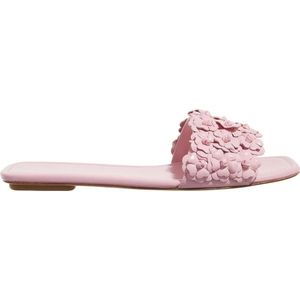 Stuart Weitzman Slippers & Mules - Meadow Slide in poeder roze