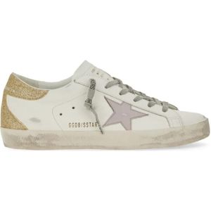Golden Goose Low-Top Sneakers - "Super Star" Sneakers in wit