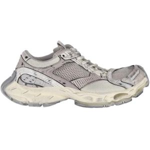 Balenciaga Low-Top Sneakers - "Stapler" Sneakers – Beige in grijs