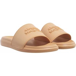 Alexander McQueen Sandalen - Slide Sandals in beige