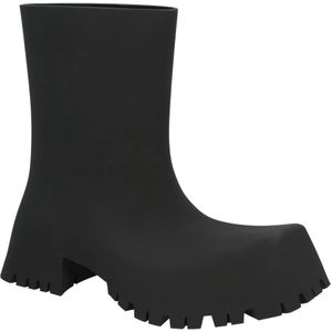 Balenciaga Boots - Trooper Rubber Boot Black in zwart