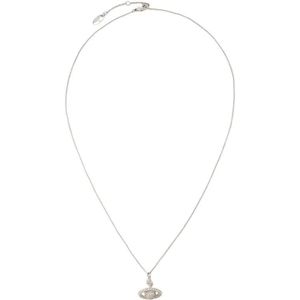 Vivienne Westwood Kettingen - Grace Small Pendant Necklace - Brass - Silver in silver