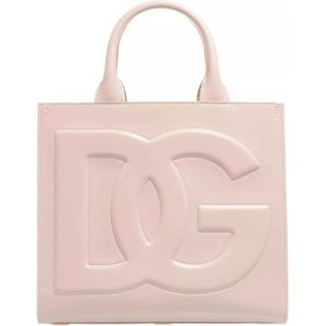 Dolce&Gabbana Totes & shoppers - Handbag With Logo in poeder roze