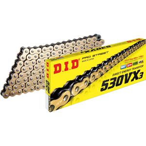 D.I.D. Kettenkit 530VX3(G&B) Niet X 16/42/102 für SR 500 1978-1990 - Motorradteile - Kraftübertragung - Motorrad Kettensätze