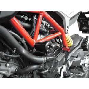 B&G Sturzpads Racing Alu schwarz für Hypermotard/-strada 2013- - Motorradteile - Anbauteile - Motorrad Sturzpads & -bügel