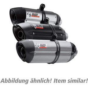 MIVV Suono Auspuff silber H.013.K7 für Honda CBR 600 F 2001-2010 - Motorradteile - Motorrad Auspuff - Motorrad Auspuffanlagen & Endschalldämpfer