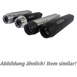 Miller Exhaust Auspuff slip-on Tapered schwarz/schwarz für Honda CMX 500 Re - Motorradteile - Motorrad Auspuff - Motorrad Auspuffanlagen &