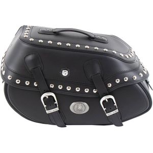 Hepco & Becker Ledersatteltasche Buffalo Big Custom für C-Bow links 27 Lite - Motorradzubehör - Motorradgepäck - Motorrad Satteltaschen