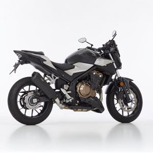 Shark exhaust Auspuff DSX-10 schwarz für Honda CB/CBR/NX 500 2024- - Motorradteile - Motorrad Auspuff - Motorrad Auspuffanlagen & Endschalldämpfer
