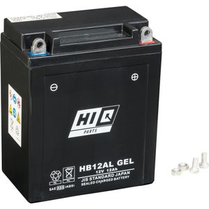 Hi-Q Batterie AGM Gel geschlossen HB12AL, 12V, 12Ah (YB12AL) - Motorradteile - Batterien - Motorradbatterien