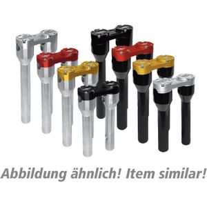 HeinzBikes Clubstyle Straight Risers für 31,75mm/1,25" 25cm/10" silber - Motorradteile - Anbauteile - Lenker, Lenkerenden, Handprotektoren & Griffe