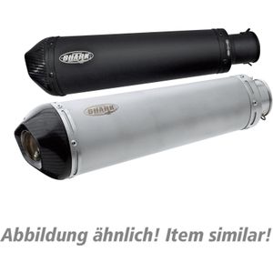 Shark exhaust DSX-7 Auspuff für Short für Suzuki GSR 750 schwarz - Motorradteile - Motorrad Auspuff - Motorrad Auspuffanlagen & Endschalldämpfer