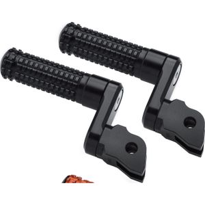 Mizu Fußrastenpaar Flex Race 33mm für Fahrer silber/silber 10032 - Motorradteile - Anbauteile - Motorrad Fußrasten & Fußhebel