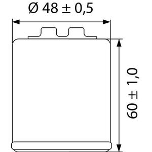 Hi-Q Ölfilter Patrone OF183 für Piaggio/Vespa/Aprilia.... - Motorradteile - Filter & Schläuche - Motorrad Ölfilter