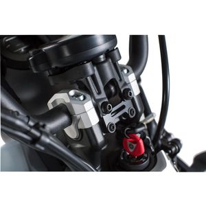 SW-MOTECH Lenkererhöhung 20mm LEH.06.642.10000/B Yamaha schwarz - Motorradteile - Anbauteile - Lenker, Lenkerenden, Handprotektoren & Griffe