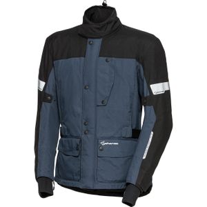 Pharao Snopa WP Thermojacke schwarz/blau XXL - Motorradbekleidung - Motorradjacken - Motorrad Textiljacken