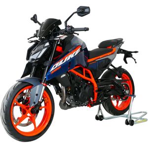 MRA Sportscheibe NSPM schwarz für KTM Duke 390 2024- - Motorradteile - Anbauteile - Windschutzscheiben & Scheiben