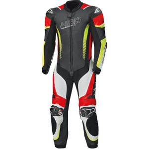 Held Brands Hatch Lederkombi 1-tlg. schwarz/weiß/rot 26 (52 kurz) - Motorradbekleidung - Motorradkombis - Motorradkombis Einteiler