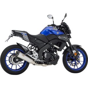 Shark exhaust DSX-7 Auspuff 1in1 silber für Yamaha MT/YZF R 125 RE40 2021- - Motorradteile - Motorrad Auspuff - Motorrad Auspuffanlagen &