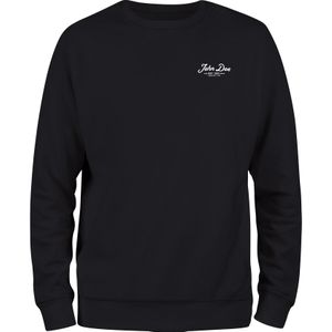 John Doe Sweater Lettering schwarz L - Motorradbekleidung - Freizeitbekleidung - Pullover