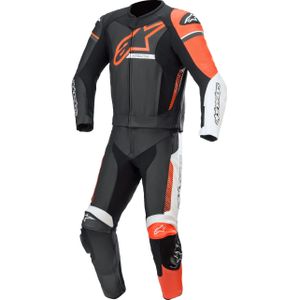 Alpinestars GP Force Phantom Lederkombi 2-tlg. schwarz/weiß/rot 56 - Motorradbekleidung - Motorradkombis - Motorradkombis Zweiteiler