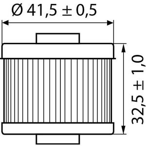 Hi-Q Ölfilter Einsatz OF185 für Aprilia/BMW/Peugeot.... - Motorradteile - Filter & Schläuche - Motorrad Ölfilter