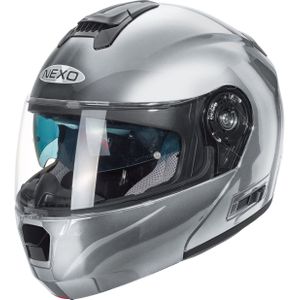 Nexo Klapphelm Comfort silber XL - Helme & Brillen - Motorradhelme - Klapphelme