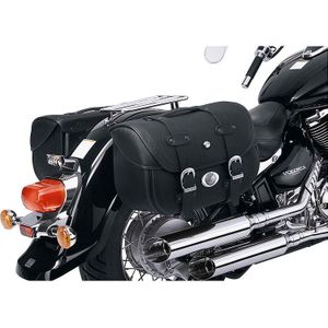Hepco & Becker Ledersatteltaschenpaar Liberty Big 46 Liter schwarz - Motorradzubehör - Motorradgepäck - Motorrad Satteltaschen