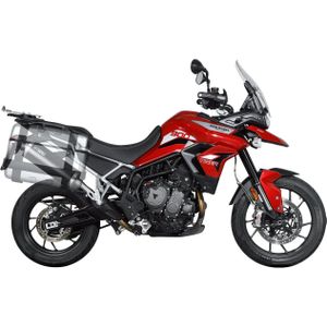 Hashiru Auspuff ST05 oval schwarz für Triumph Tiger 900 2020- - Motorradteile - Motorrad Auspuff - Motorrad Auspuffanlagen & Endschalldämpfer