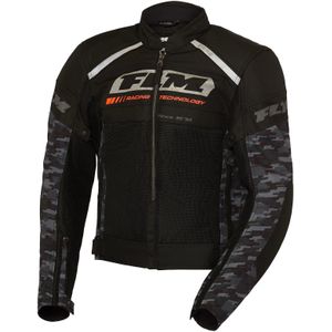 FLM Ram Air Textiljacke schwarz L - Motorradbekleidung - Motorradjacken - Motorrad Textiljacken